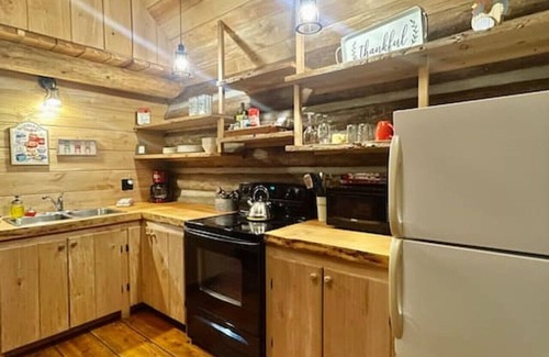 Regional District of Nanaimo Cabin | Slow-Go Log Cabin in the Woods with Cozy Woodstove