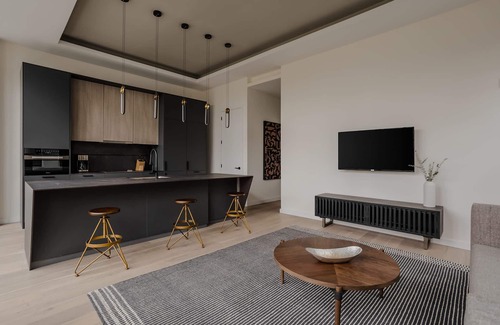 Logan Square Apartment | Sosuite One Bed Apt Accessible w Rooftop Gym Laundry