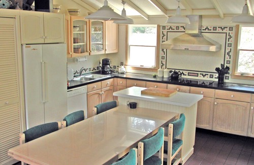 Ocracoke House | Southern Comfort: Pet Friendly, tucked among live oaks, salt marsh views.