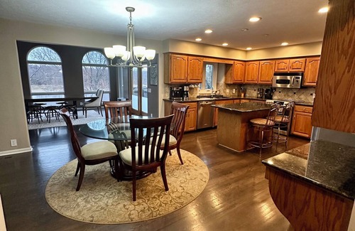 West Omaha House | Spacious 4-Bed Family Home + Park Views