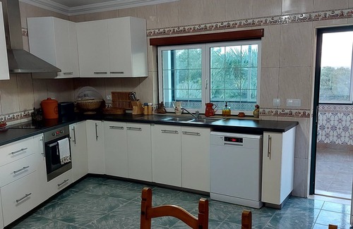 Alcobaca House | Spacious 4 bed house with hot tub, games room & terraces, near Alcobaca & Nazare