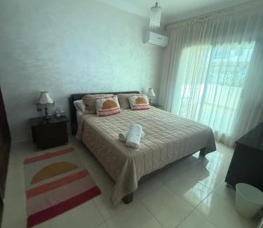 Tangier Apartment | Spacious Appartment in the heart of Tangier with 2 living rooms, 2 bedrooms KING SIZE beds, 2 baths, 2 patios