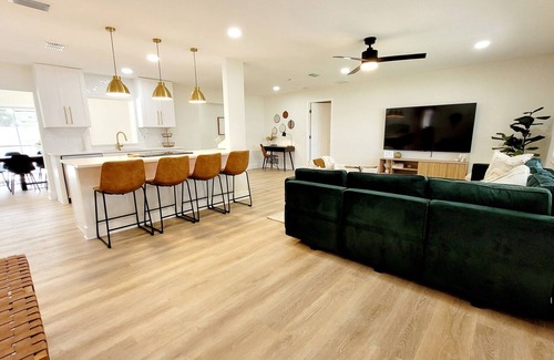 Clearwater House | Spacious Family Retreat w/Heated Saltwater Pool, Games, & Near Clearwater Beach