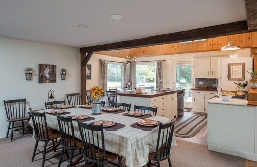 Sunday River Area House | "Spacious Maine Retreat near Sunday River with Hot Tub, Fire Pit & Pet-Friendly!