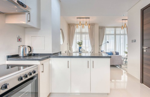 Dubai Ski Chalet | Spell-binding 3BR Townhouse at DAMAC Hills 2 Albizia by Deluxe Holiday Homes