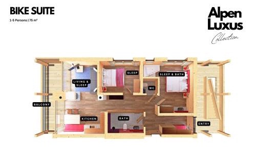 Uderns Apartment | SportLodge BIKE SUITE - AlpenLuxus Collection