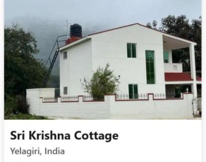 Yelagiri House | Sri Krishna Cottage