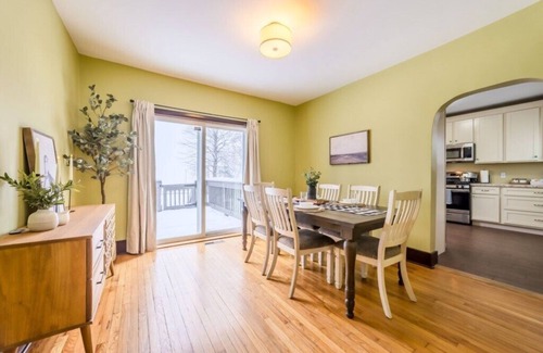 Alpena Apartment | State Ave|Beach|King Beds|Central AC