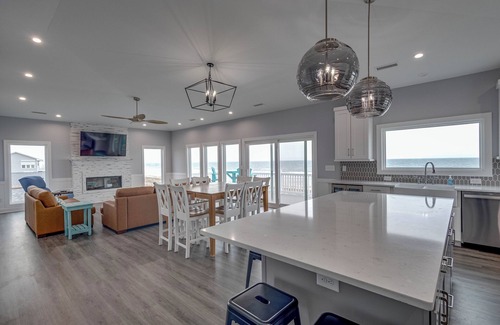 Topsail Beach House | Station Vacation- Luxury Oceanfront Escape with Elevator, Stunning Ocean Views