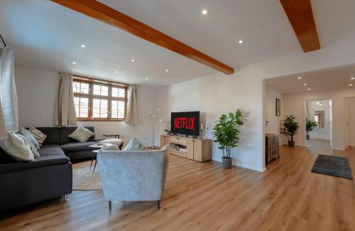 Steinsfurt Apartment | stayARoundhomes Fachwerk-Design-Appartement