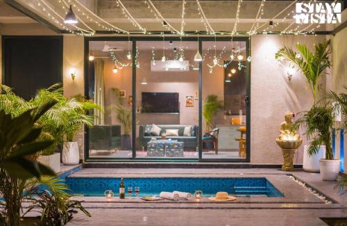 Jagatpura Villa | StayVista at Starlit Manor with Private Pool, AC, BBQ