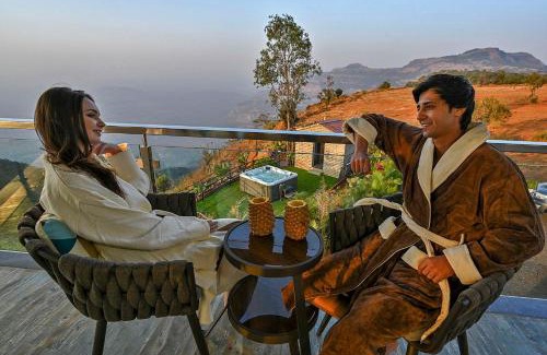 Lonavala Villa | StayVista's Ora Indulgent Living - Valley-View, Couple-Friendly Villa with Outdoor Jacuzzi - Romantic Getaway