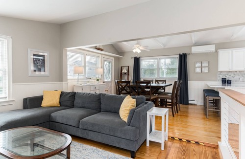 Gloucester House | Steps to Good Harbor Beach, 5 Bedrooms, Air Conditioning, Large Deck, Fire Pit
