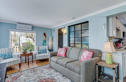 Tybee Island House | Steps to South Beach, Heated Pool Access