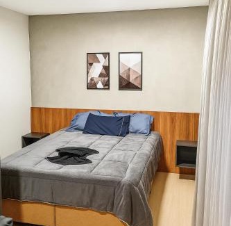 Centro Apartment | Studio 706 Premium no Centro de Chapecó com Piscina Academia e Vaga Garagem AP Completo