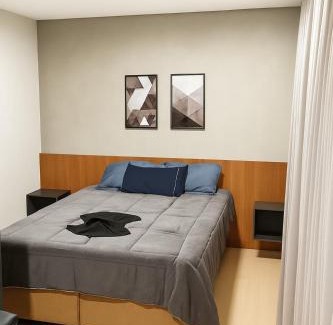 Centro Apartment | Studio 706 Premium no Centro de Chapecó com Piscina Academia e Vaga Garagem AP Completo
