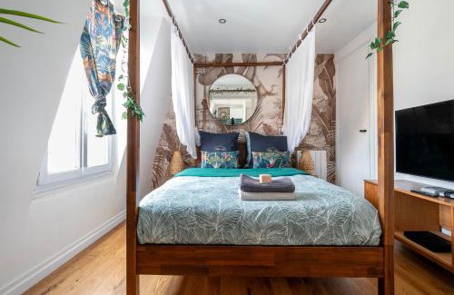 Enghien-les-Bains Apartment | Studio Exotique Hyper-Centre Enghien 12min Paris