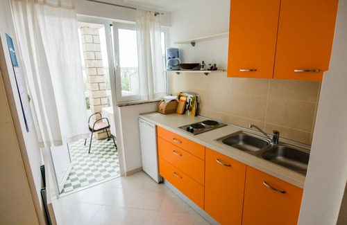 Rab Apartment | Studio flat near beach Barbat, Rab (AS-14884-a)