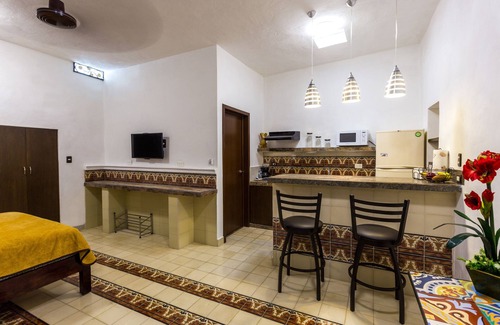 Centro Apartment | Studio w/shared plunge pool, Netflix, etc. .9 mi. from central sq.