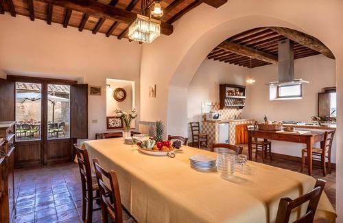 Castellina in Chianti Villa | Stunning private villa with private pool, WIFI, TV, patio and panoramic view, close to Siena