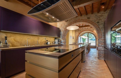 Bucine Villa | Stunning private villa for 12 guests with WIFI, A/C, private pool, TV, patio and panoramic view