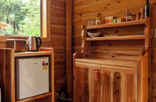 Taupo Bay Cabin | Sub tropical Retreat Paradise, access to Infra Red Sauna
