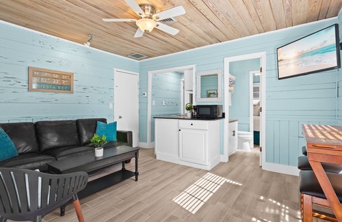 Siesta Key Village House | Suite w/Shared Pool, Free WiFi, Central AC - Steps to the White Sand Beach