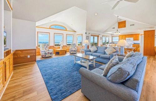 Avon House | SUMMER SAVINGS - Oceanfront Dog Friendly Home w/Elevator, Hot Tub, Game Room
