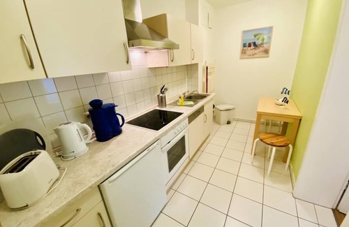 Ortsamt 2 Apartment | Sun with terrace, WLAN, parking space, close to the beach