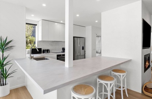 Fairhaven House | Sunset Beach scape to this stunning beachfront retreat in peaceful Fairhaven