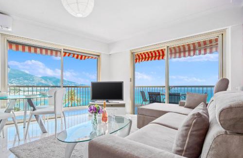 Roquebrune-Cap-Martin Apartment | Superbe 3 pièces vue mer, climatisation, balcon