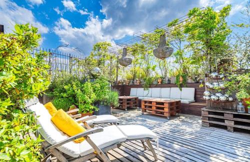 19th Arrondissement Apartment | Superbe duplex Paris-rooftop vue panoramique