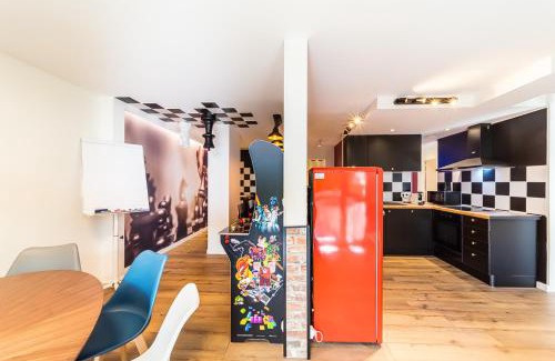 Glaciere - Montmein Apartment | Superbe Loft 90m2 - Escape party et Jeux d'arcade