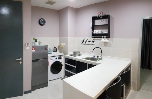 Kampung Sembulan Apartment | Sutera Avenue@[JiYun@吉云] # New & Modern homestay# 2bedr#up to 10pax#city centre