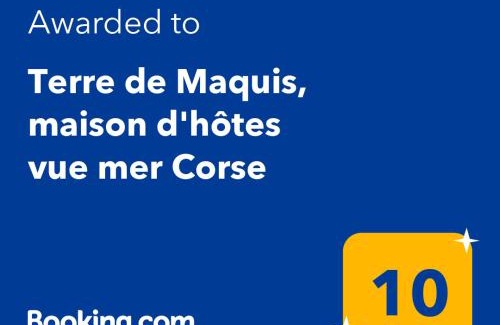 Sari-d'Orcino House | Terre de Maquis, maison d'hôtes vue mer Corse