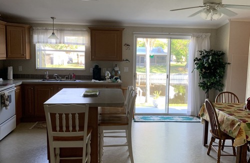 Taylor Creek House | The Bass House water front canal with dock and WiFi.