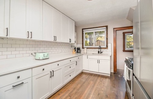 Michigan City House | The Brick Bungalow: Historic Charm & Modern Perks