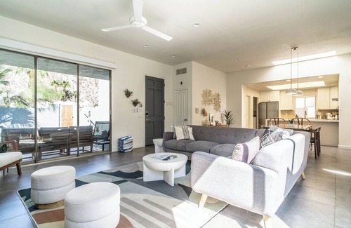 La Quinta Cove House | The Grey House, A Modern Pool Home in La Quinta