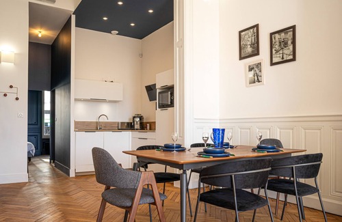Limoges Condo | The "Heritage" Heart of Limoges: Parking, AC, and Private Terrace