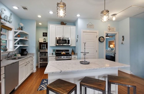 Tybee Island House | The Nautilus: Spacious, luxury home for 8 with POOL & steps to Beach!