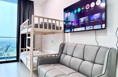 Taman Charming Apartment | The Podium-Studio-Free 1 Parking-6 Pax