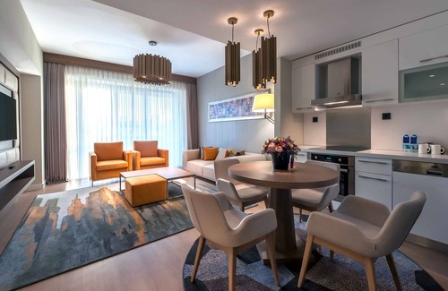 Bagcilar Apartment | The Superior Living Batisehir One Bedroom Apartment with Balcony