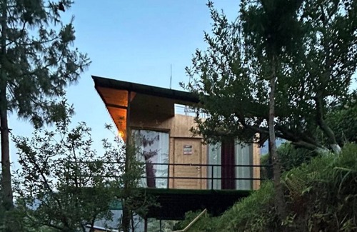 Banjar Cottage | The Woodnest - Serene Wooden Suite with Jacuzzi & Mountain Views - Luxe Retreat