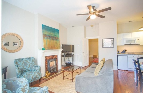 Savannah Victorian District Apartment | Top Floor Row Home Looking Out Over Forsyth Park by Lucky Savannah