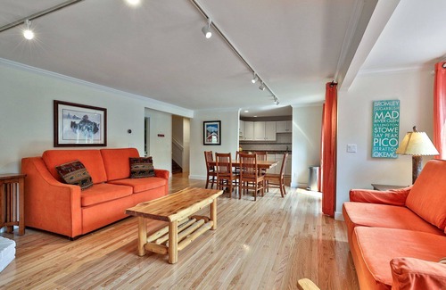 Central Vermont- Killington Condo | Trailside Village #1: Slopeside 1BR w/Hot Tub and Sauna. Ski In/Out with Discounted Ski Rentals