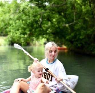 Seguin Other | Tranquil Family Vacation by a Creek: Luxury Tented Cabin in Seguin, Texas