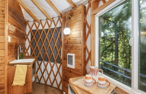 West Hills Cabin | Tranquil Forest Yurt Retreat in Washington State.
