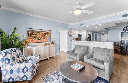 Lower Grand Lagoon Condo | TREASURE ISLAND AVAILABLE NOW! INCLUDES BEACH CHAIR SET UP! 2/2 SLEEPS 8!