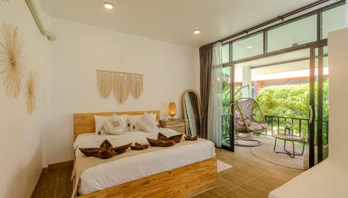 Srithanu House | Tropicana House - Double King Bed - 2mn ZenBeach - Garden View