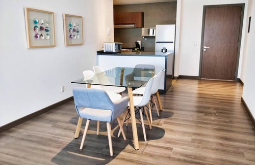 Anahuac Apartment | Two Beautiful 1 BR apts, 2 floors apart HS WiFi, full amenities!